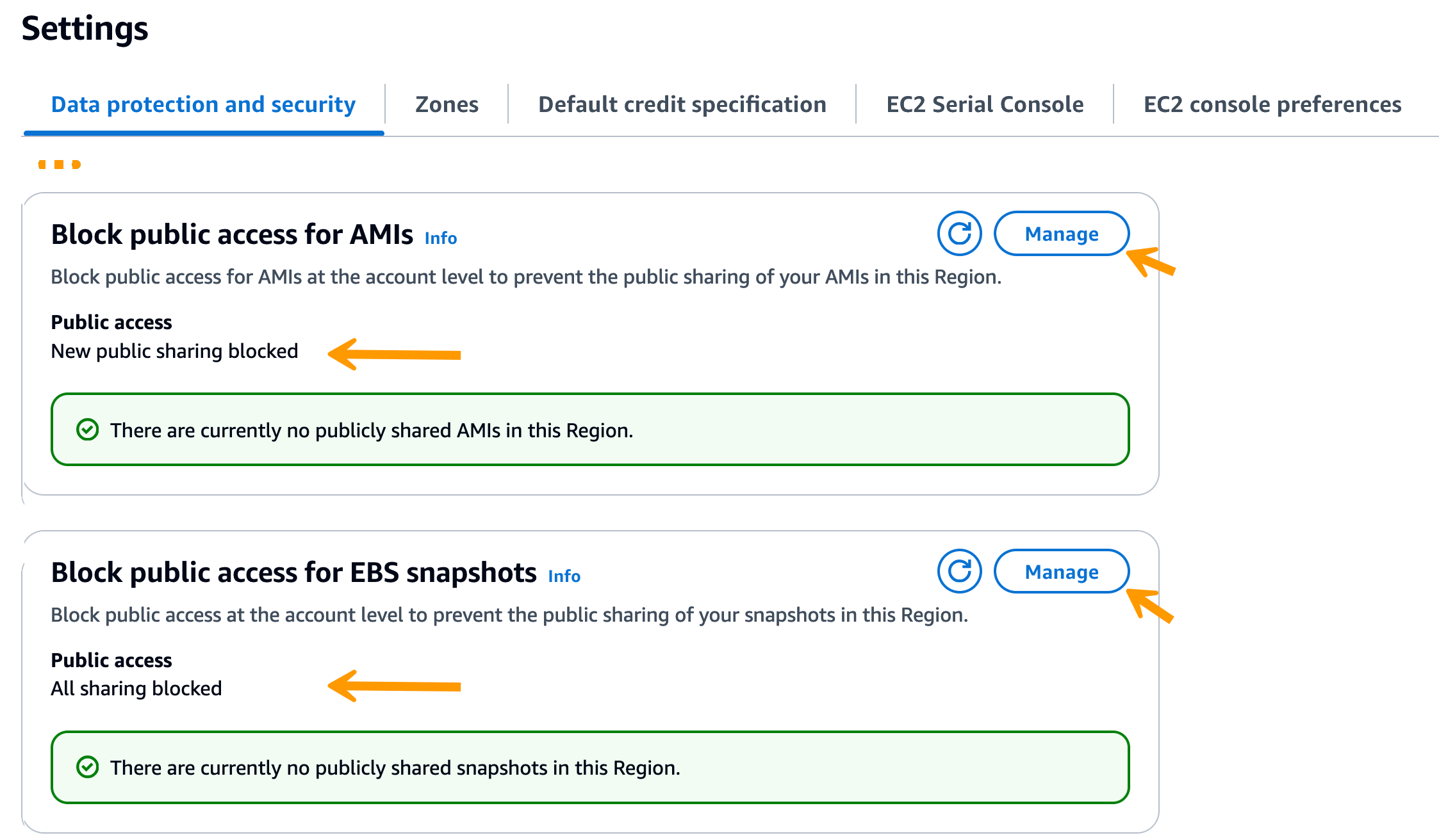 Block Public Access on AMIs and EBS Snapshots