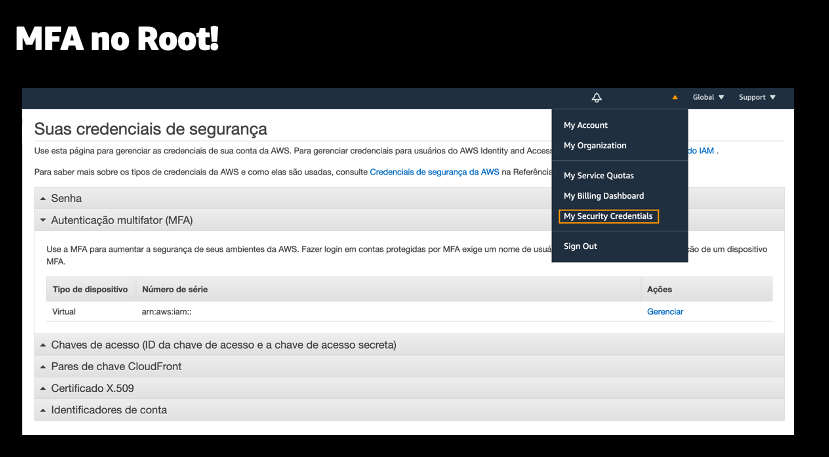MFA no Root